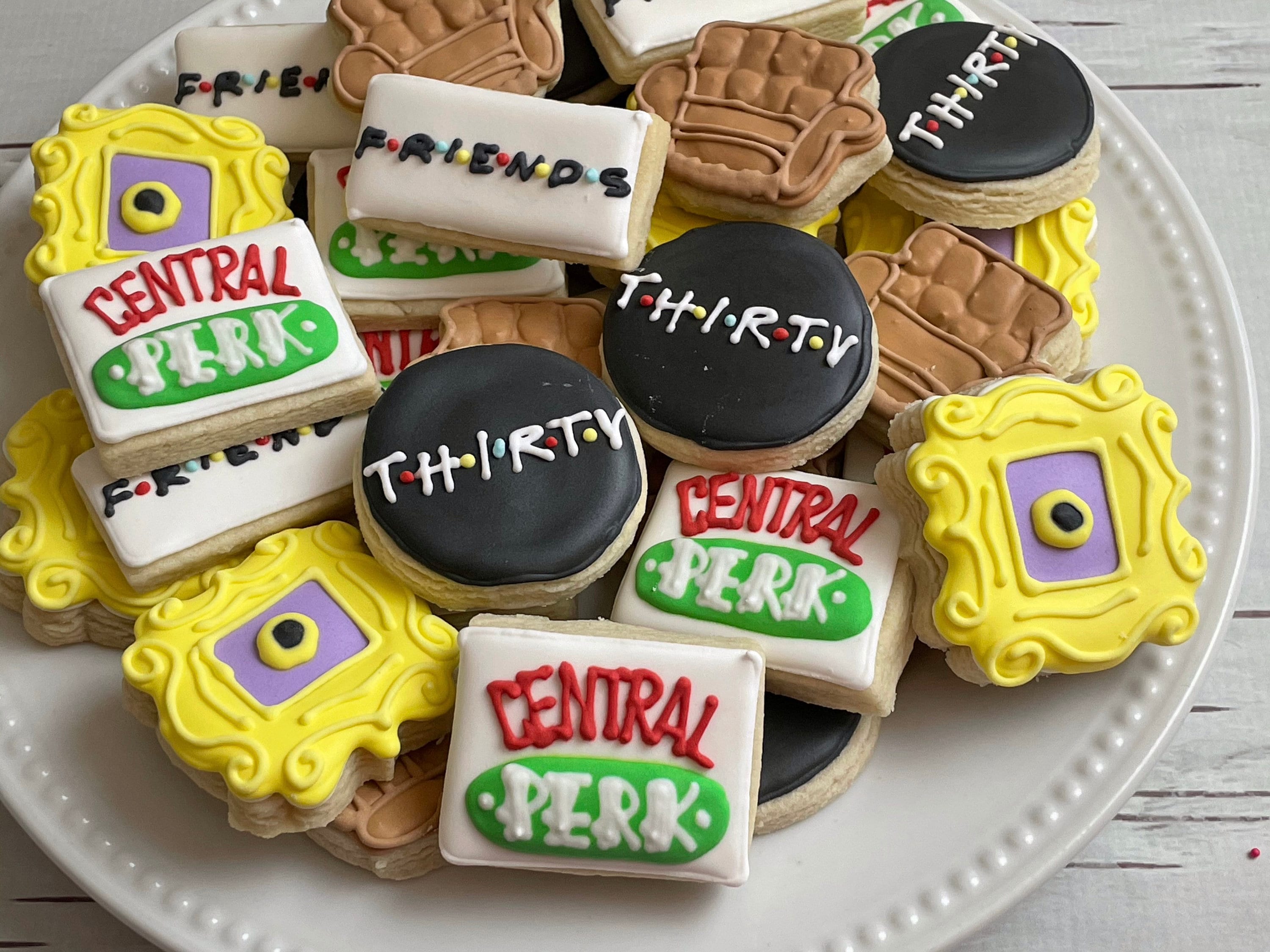 Friends Theme Decorated Cookies Set