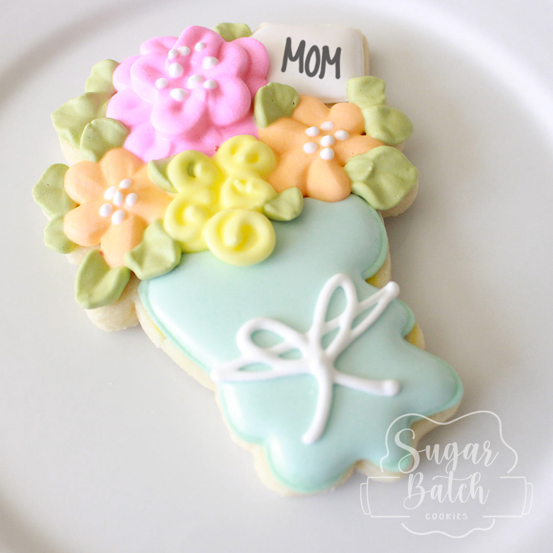 Mother's Day Bouquet Decorated Cookie