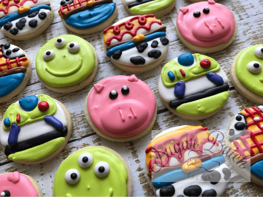 Toy Story Characters Theme Decorated Cookies Set