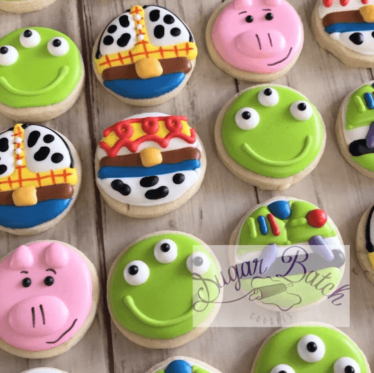 Toy Story Characters Theme Decorated Cookies Set